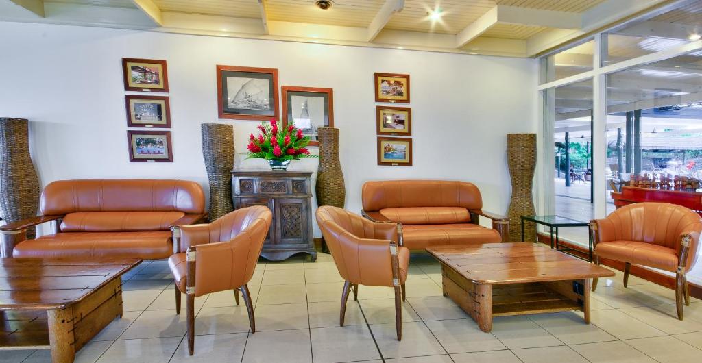 Posezení v ubytování Tanoa International Hotel