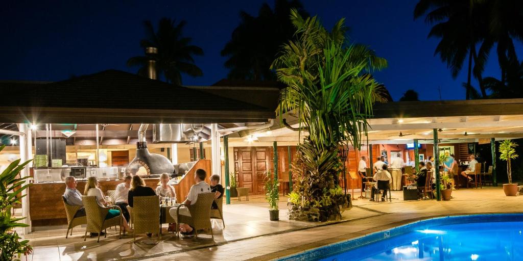 Bazén v ubytování Tanoa International Hotel nebo v jeho okolí