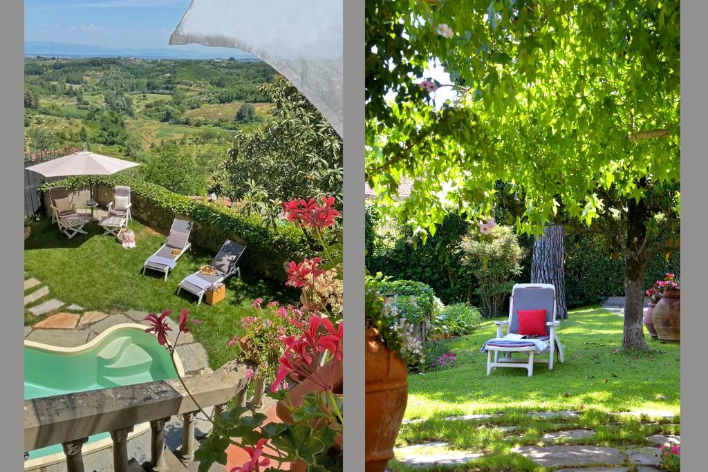 Zahrada ubytování Villa Carlotta con piscina