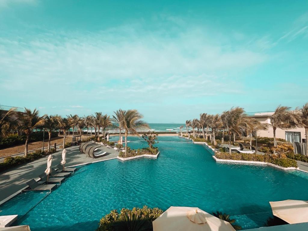 Bazén v ubytování Mystery Villas & Spa Cam Ranh nebo v jeho okolí