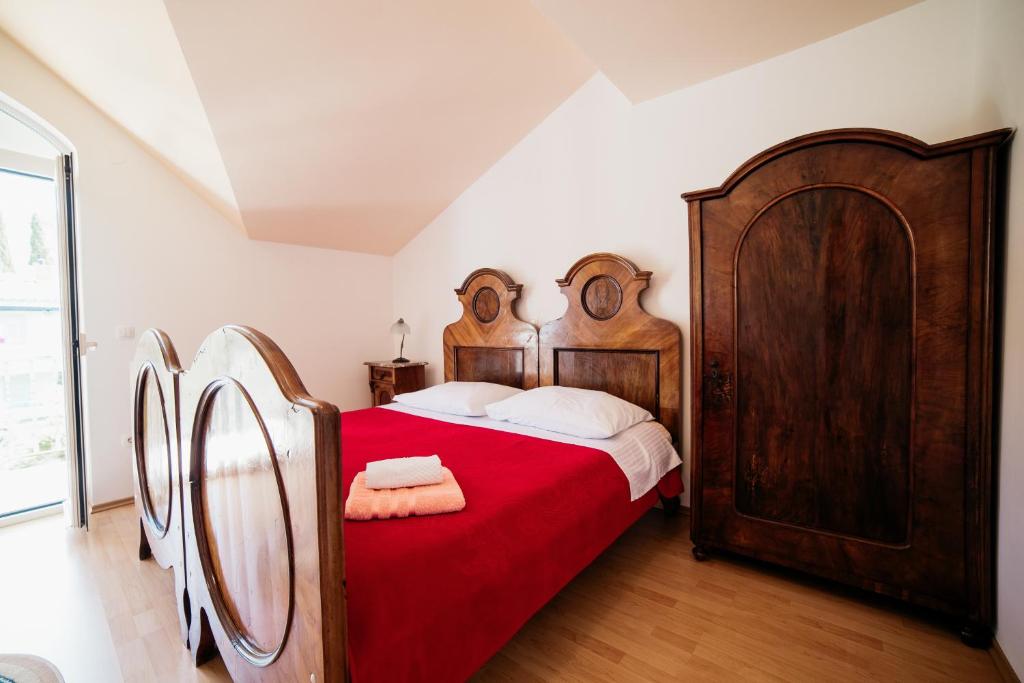 Posteľ alebo postele v izbe v ubytovaní Apartment Selce 5206a