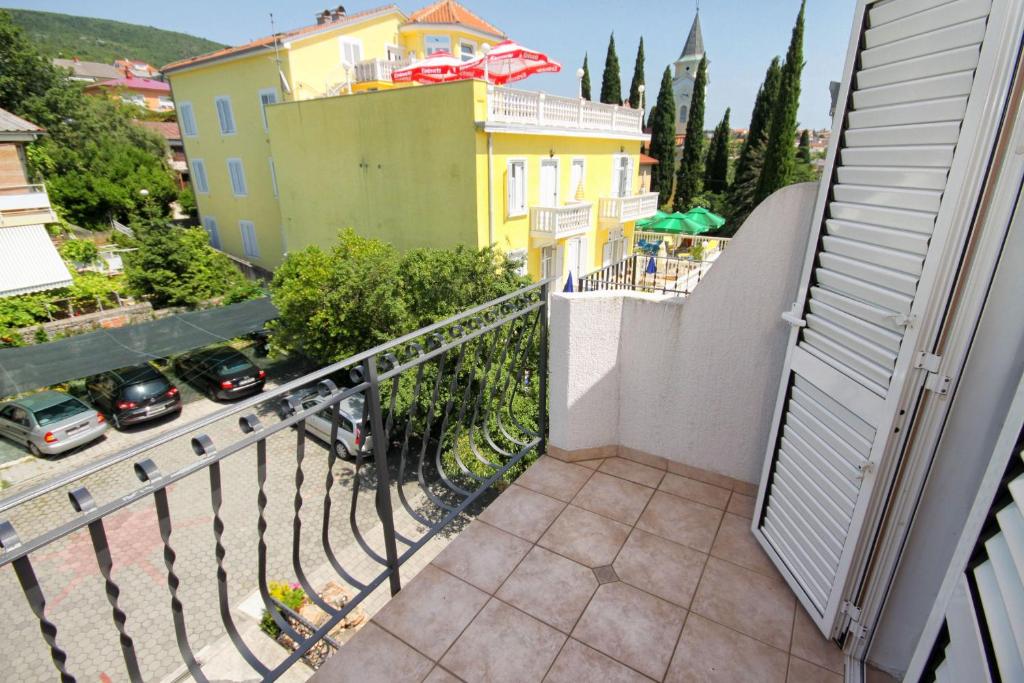 Balkón alebo terasa v ubytovaní Apartment Selce 5206a