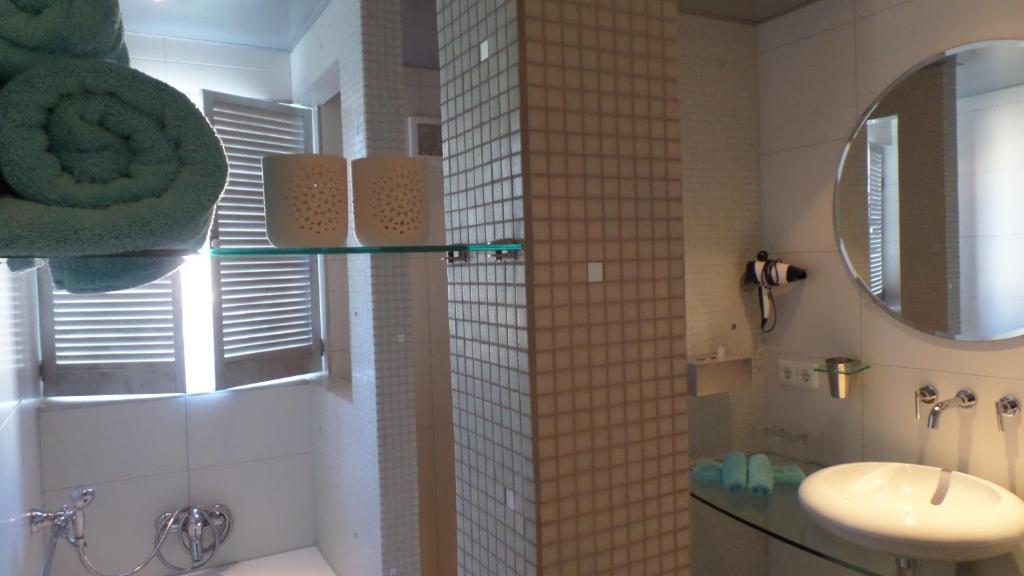 Koupelna v ubytování B&B de Valkenhorst