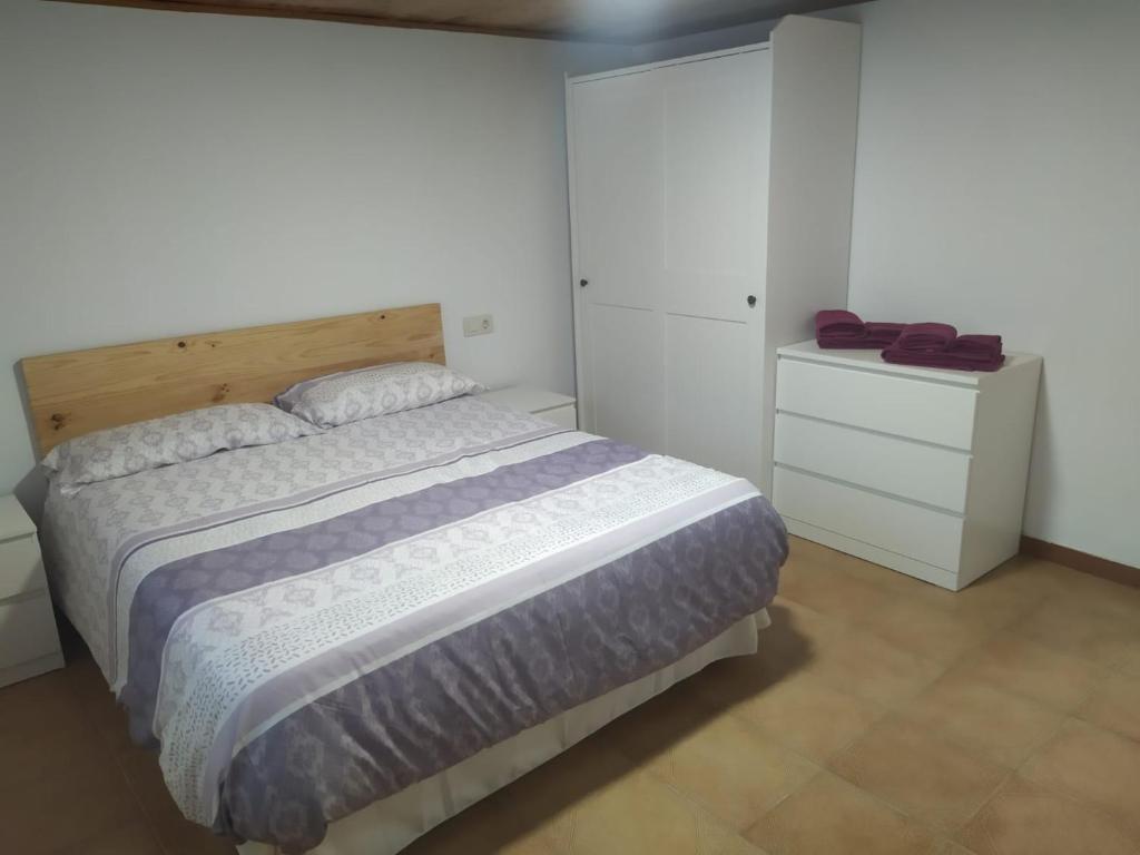 Postel nebo postele na pokoji v ubytování Villa Noriega (La Franca)