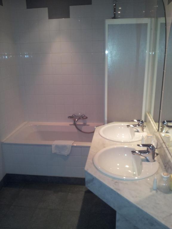 Koupelna v ubytování Hotel De Swaen