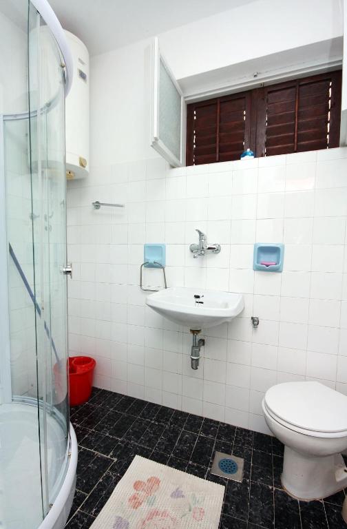 Kúpeľňa v ubytovaní Apartments by the sea Okuklje, Mljet - 4933