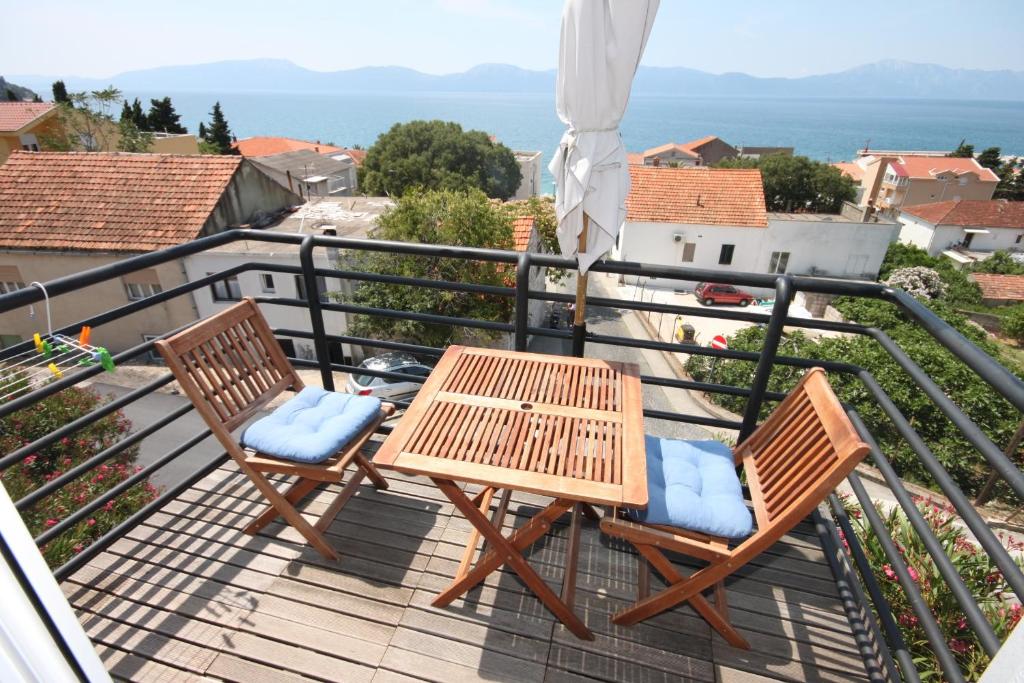 Balkón nebo terasa v ubytování Apartments by the sea Gradac, Makarska - 6661