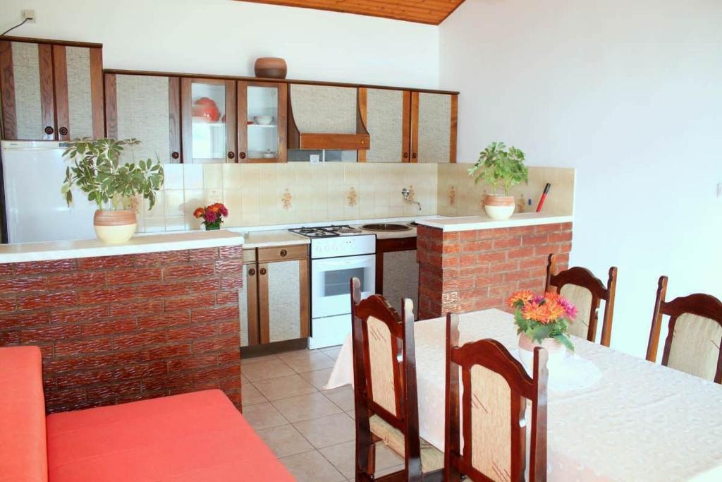 Kuchnia lub aneks kuchenny w obiekcie Apartments by the sea Pag - 6448