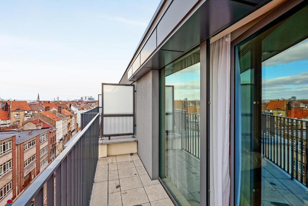 Rõdu või terrass majutusasutuses Appart'City Confort Bruxelles Centre Gare du Midi