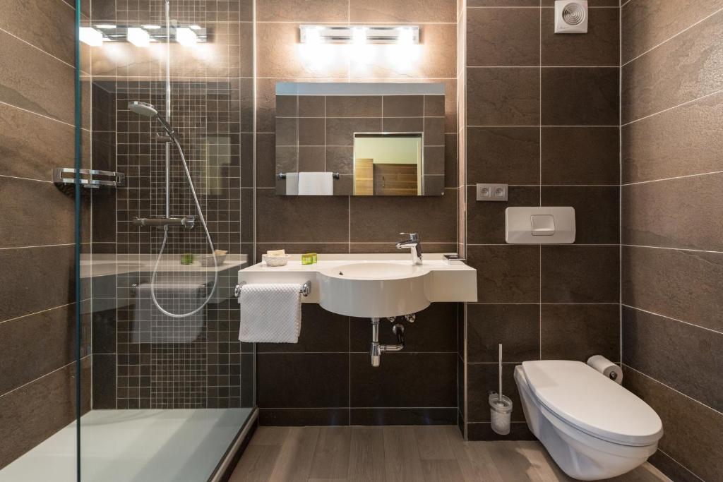Koupelna v ubytování Relax-Hotel Pip-Margraff