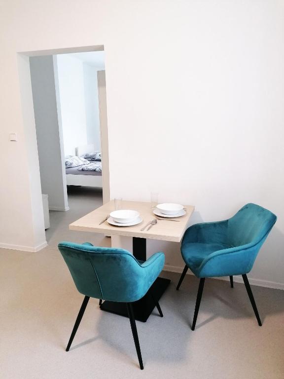 Posezení v ubytování Apartmány Plzeň Zábělá 69