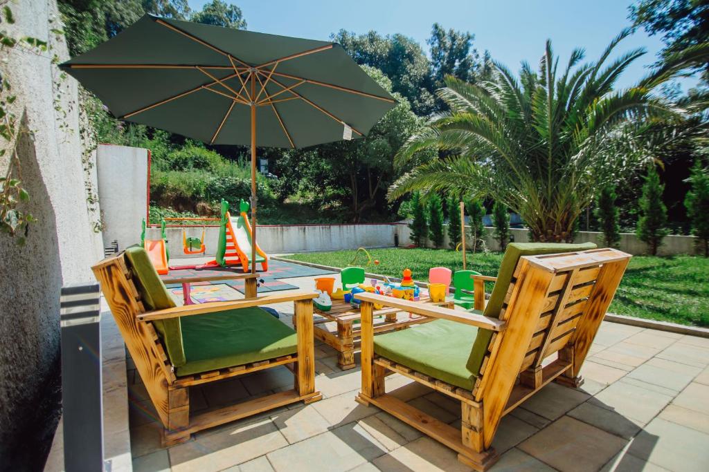 Zahrada ubytování Capo Verde Hotel Batumi