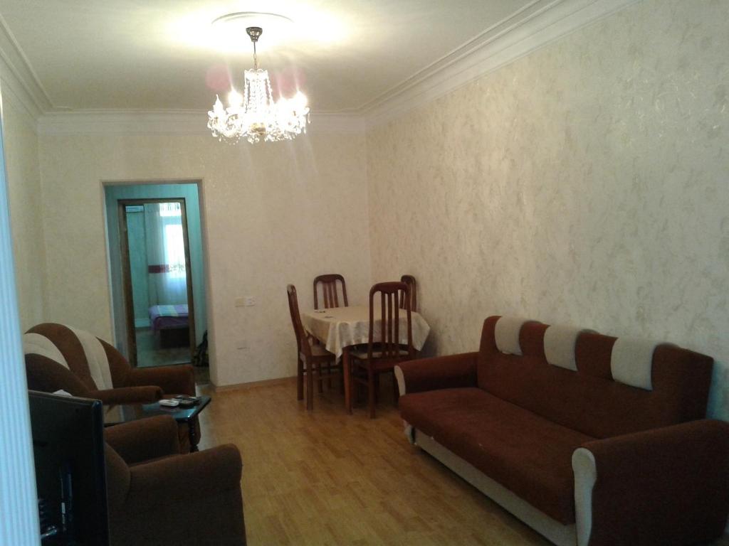 Zona de estar de Baku Apartment