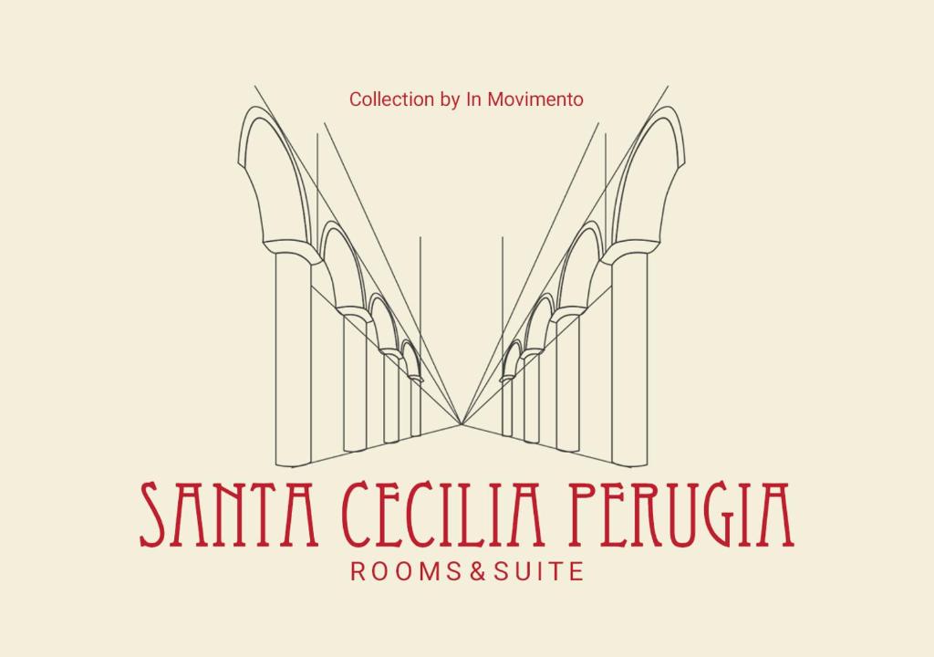 um logótipo para a suite de quartos Santa Cecilia Ferretti em Santa Cecilia Perugia - Rooms&Suite em Perugia