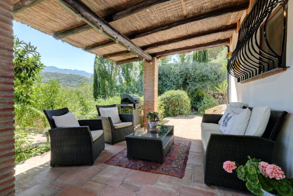 Posezení v ubytování Finca del Rio