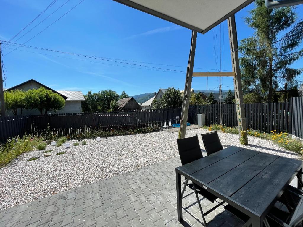 Patio alebo iná vonkajšia časť ubytovania Widok 3B