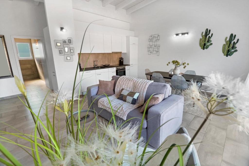 Posezení v ubytování Superbe appartement neuf et cosy