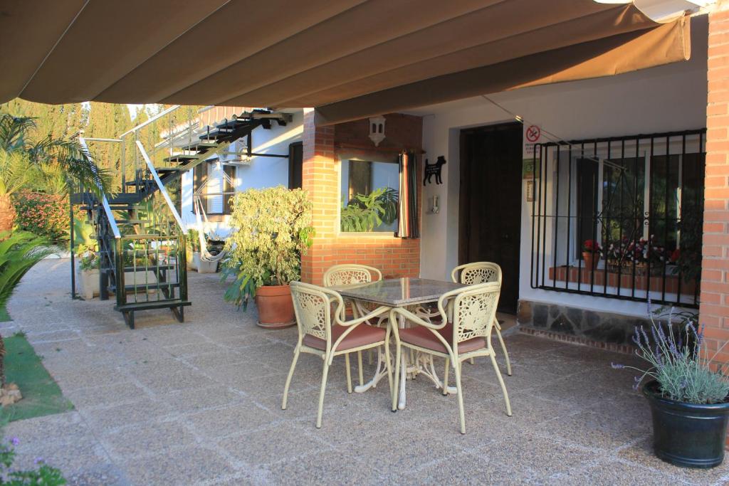 A balcony or terrace at Villa El Hogar