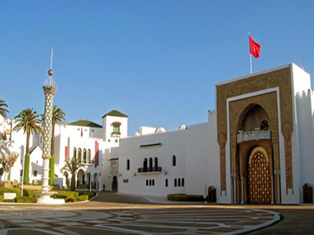 El edificio en el que está el riad