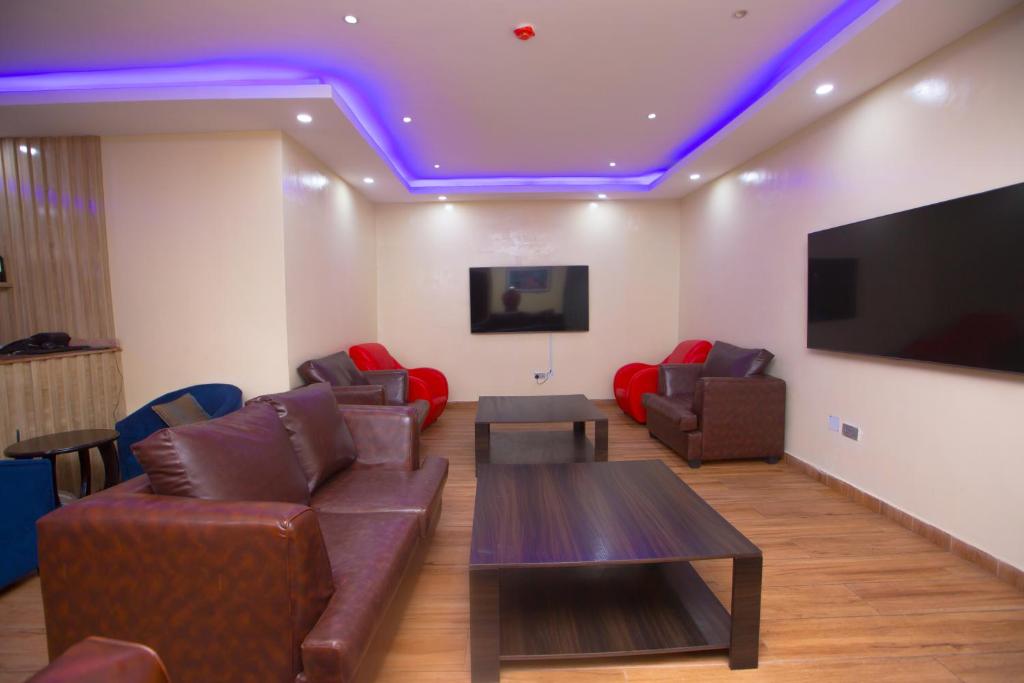 TV a/nebo společenská místnost v ubytování Apartment 19
