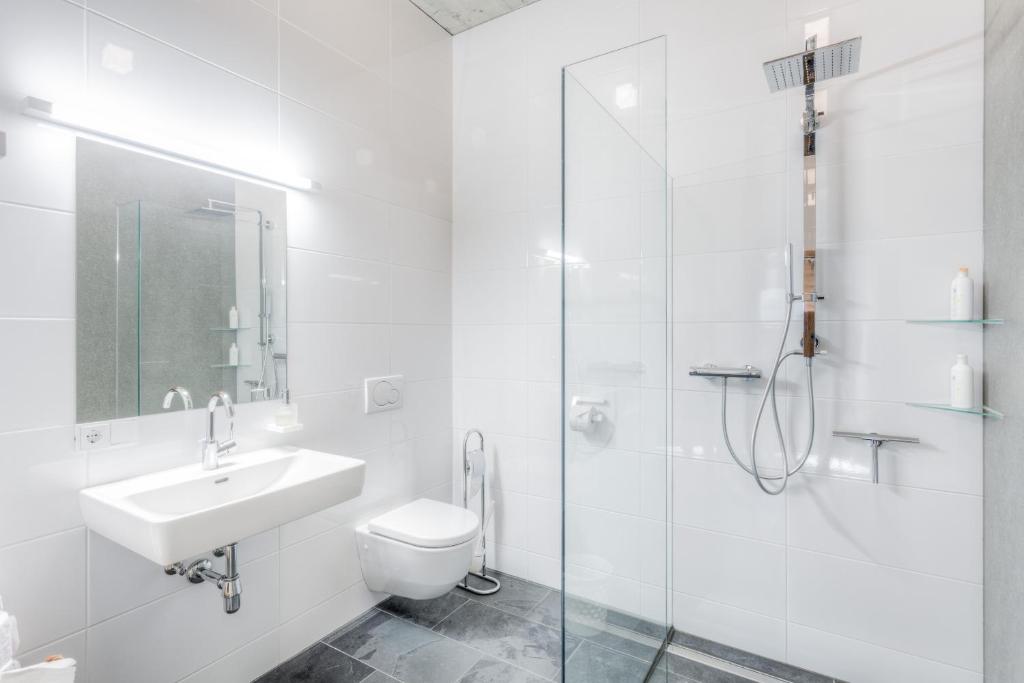 Koupelna v ubytování Exclusive Apartment Tassenbacherhof