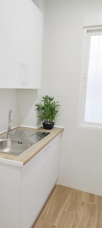 A kitchen or kitchenette at Realejo Lovely Flat
