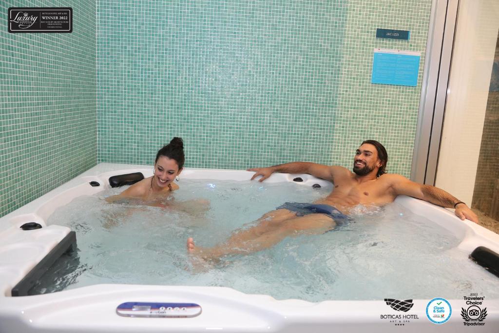 Os clientes hospedados em Boticas Hotel Art & SPA