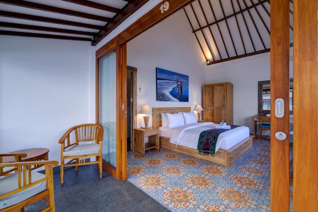 Postel nebo postele na pokoji v ubytování Wide Sands Beach Retreat