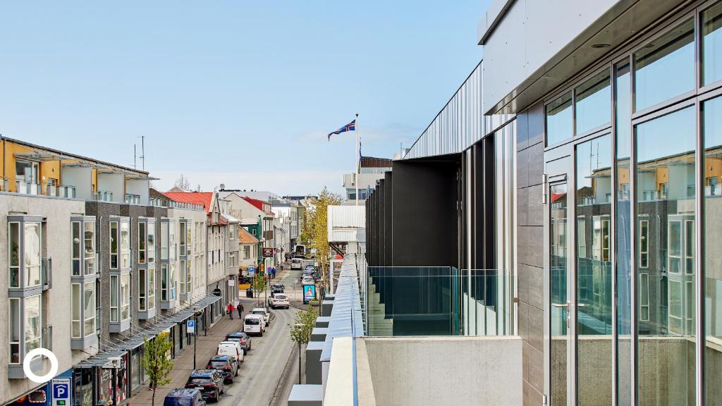 Almennt útsýni yfir borgina Reykjavík eða útsýni yfir borgina eins og það er á hótelinu