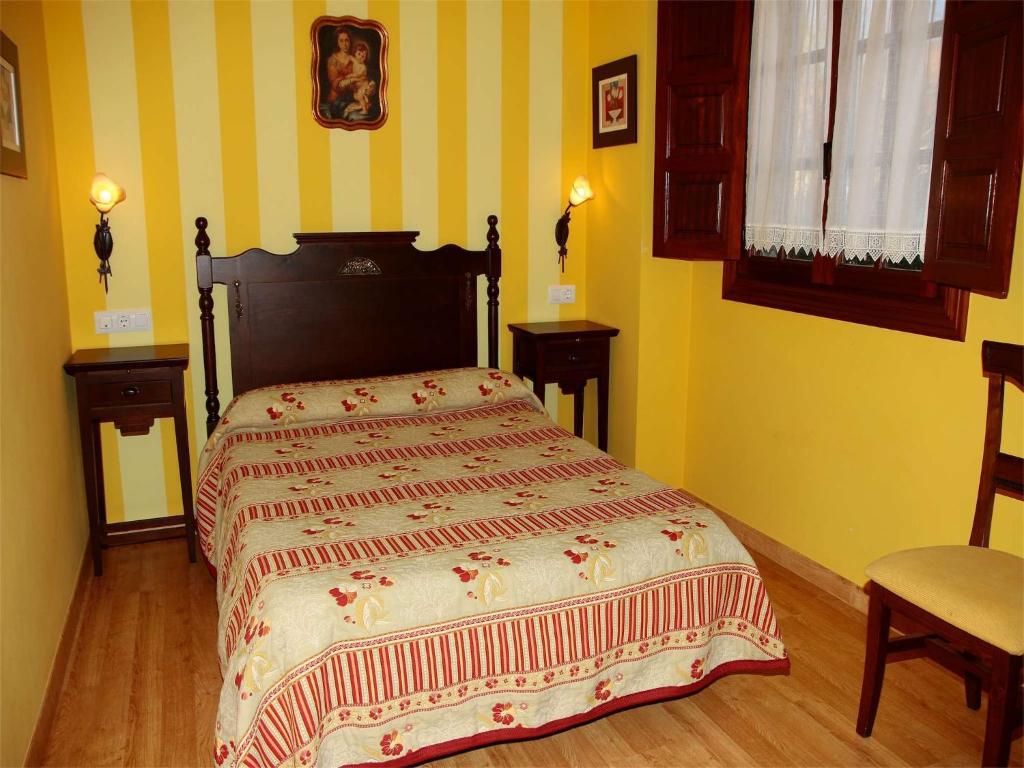 Postel nebo postele na pokoji v ubytování Hosteria Hijuelas