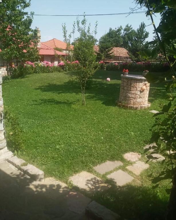 Zahrada ubytování Bujtina SHKODRANI