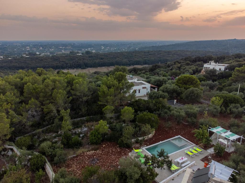 Letecký snímek ubytování Ostuni Hills Boutique Villa