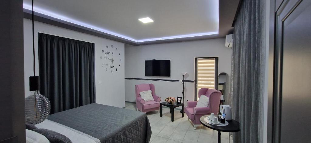 TV i/ili multimedijalni sistem u objektu Apartmani i sobe Gromilovic
