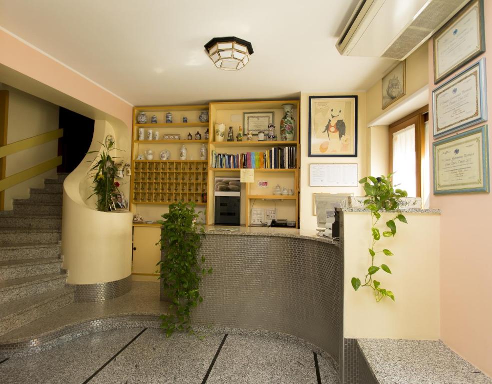 Kuchyň nebo kuchyňský kout v ubytování Hotel Grillo