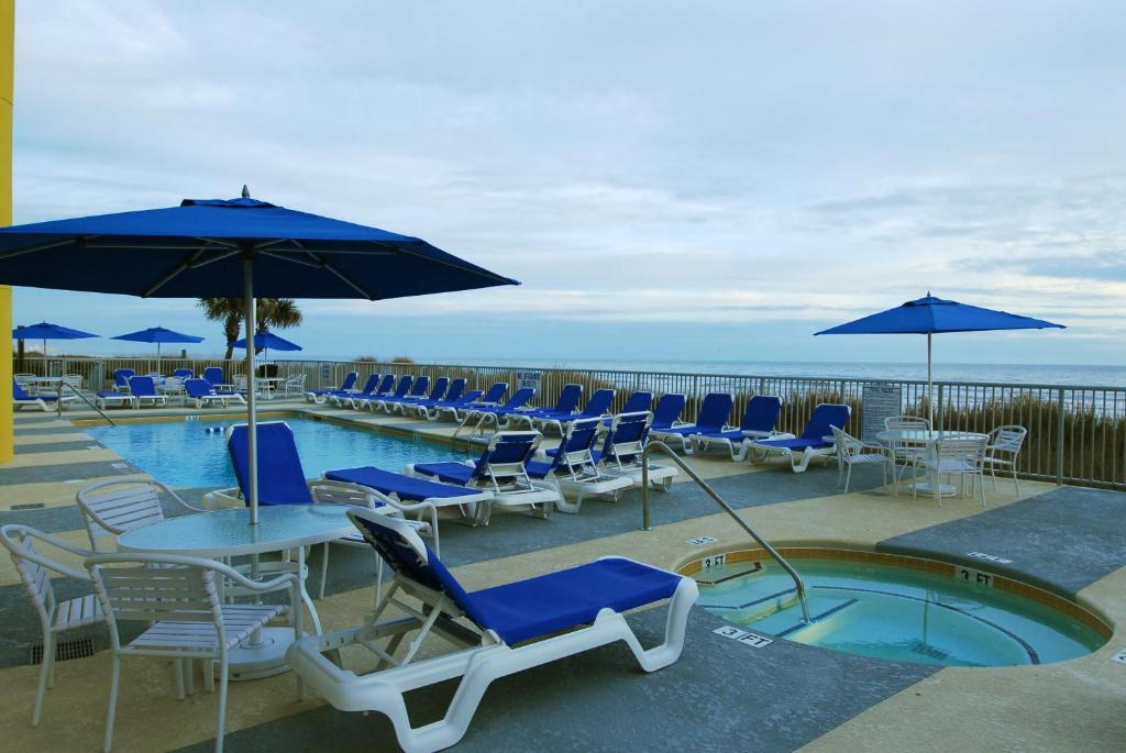 Der Swimmingpool an oder in der Nähe von Seaside Resort