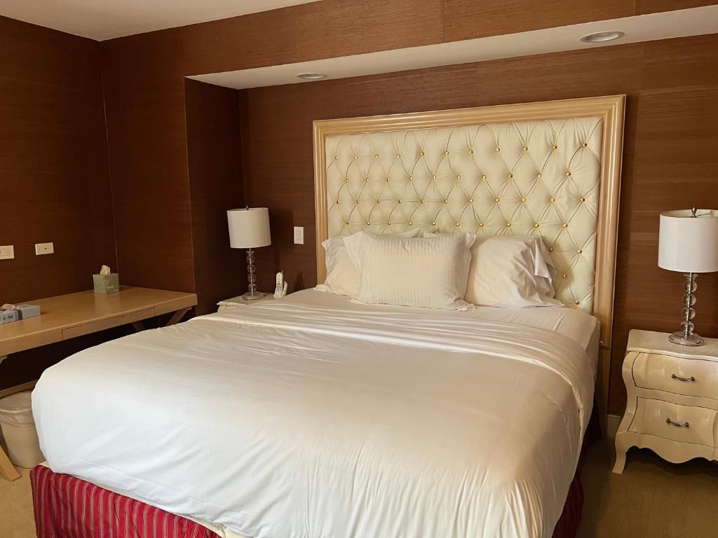 Ένα ή περισσότερα κρεβάτια σε δωμάτιο στο Rocky River Inn