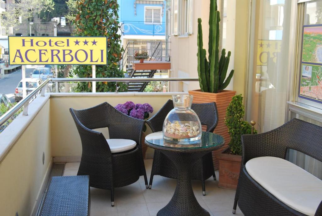 Posezení v ubytování Hotel Acerboli
