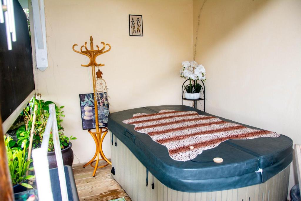 Postel nebo postele na pokoji v ubytování Villa Prunepassion