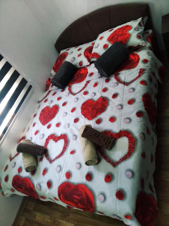 Postel nebo postele na pokoji v ubytování Apartman Koja