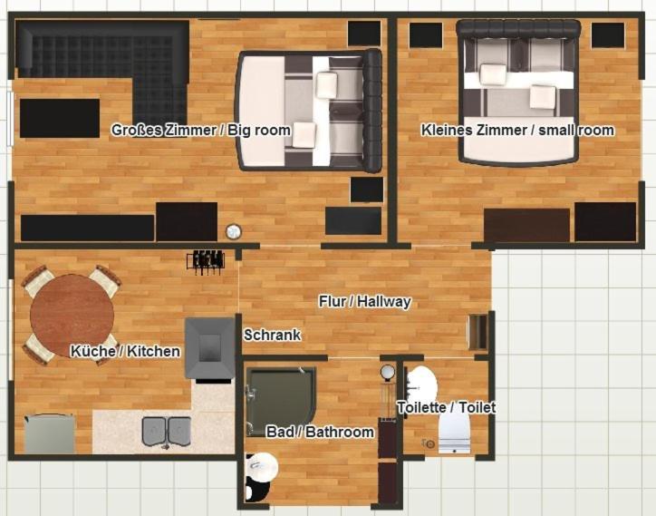 Ferienwohnung Ratisbona - Apartamento De Dos Dormitorios
