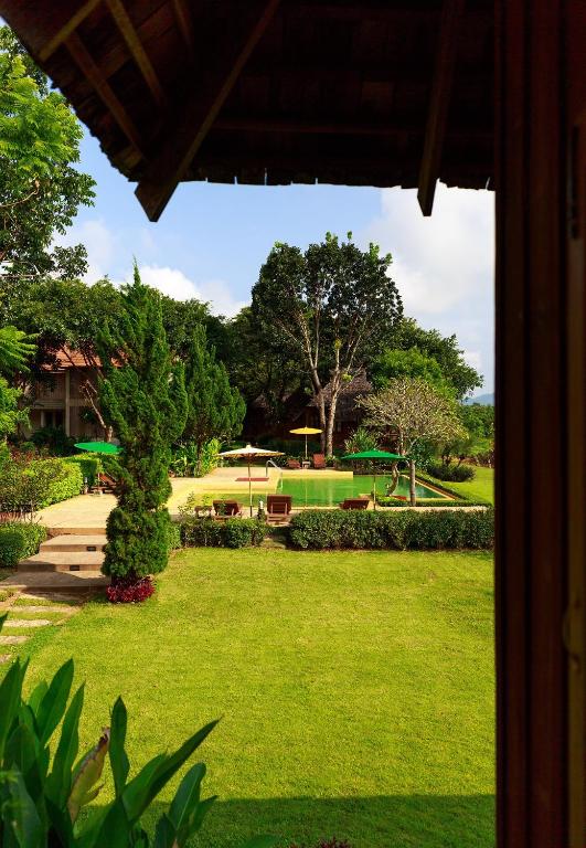 Zahrada ubytování Belle Villa Resort, Pai