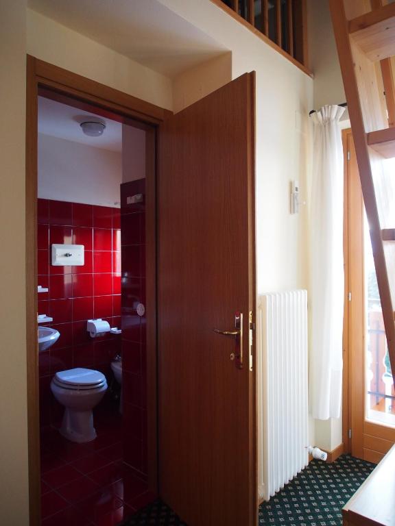 Koupelna v ubytování Hotel Belvedere