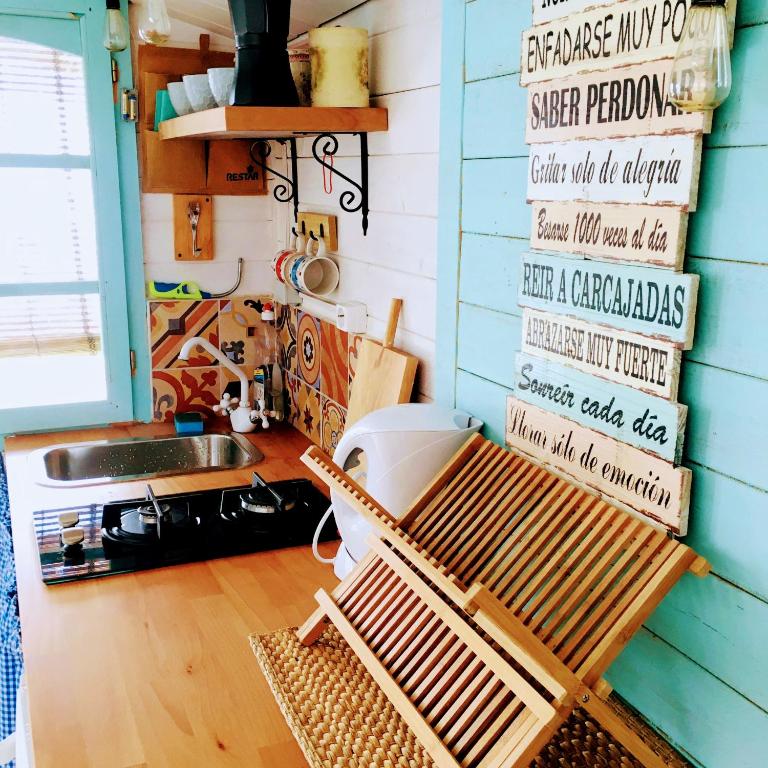 Posezení v ubytování Beautiful Bungalow en VV con wifi,netflix cerca del mar