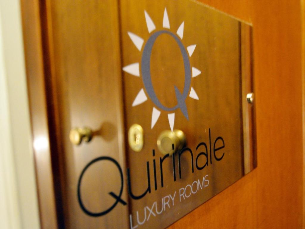 Certifikát, ocenenie alebo iný dokument vystavený v ubytovaní Quirinale Luxury Rooms