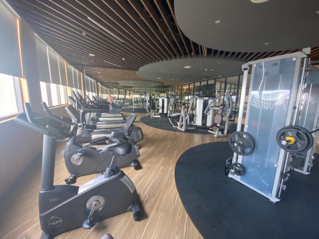 Fitness centrum a/nebo fitness zařízení v ubytování Mystery Villas & Spa Cam Ranh