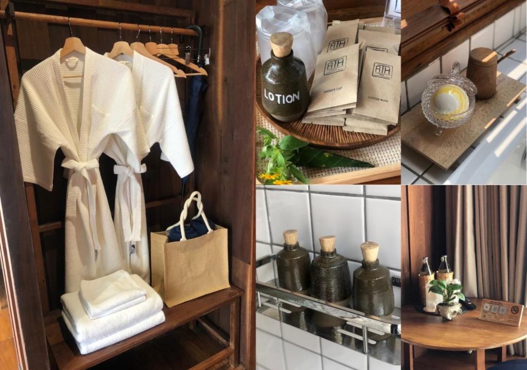 Kuchyň nebo kuchyňský kout v ubytování Athita The Hidden Court Chiang Saen Boutique Hotel SHA Plus CERTIFIED