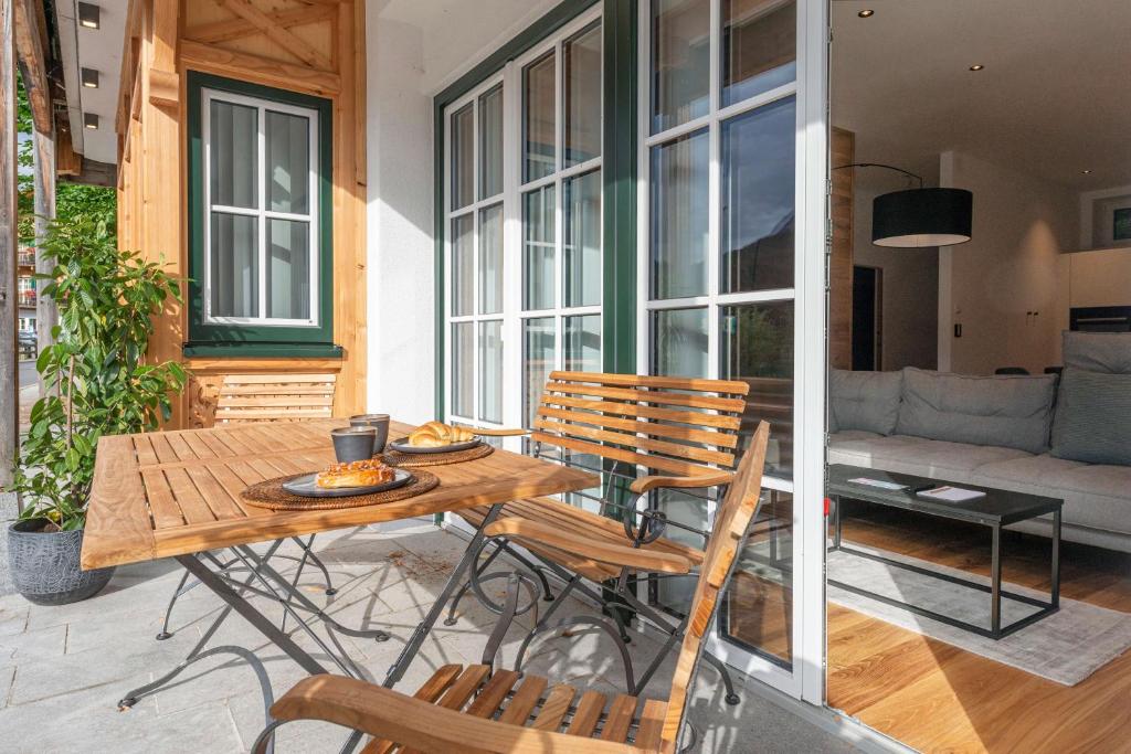 Posezení v ubytování Apartment am Grundlsee