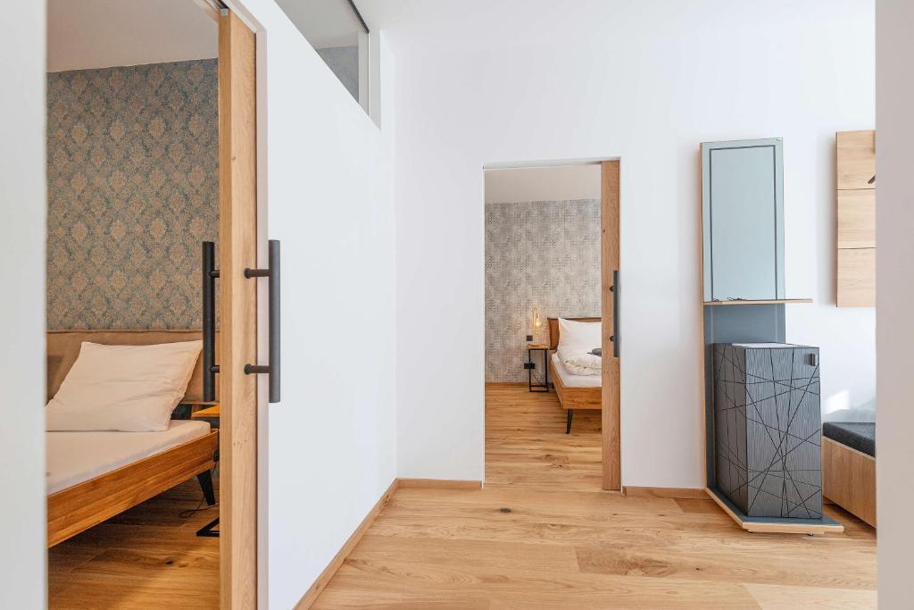 Postel nebo postele na pokoji v ubytování Apartment am Grundlsee