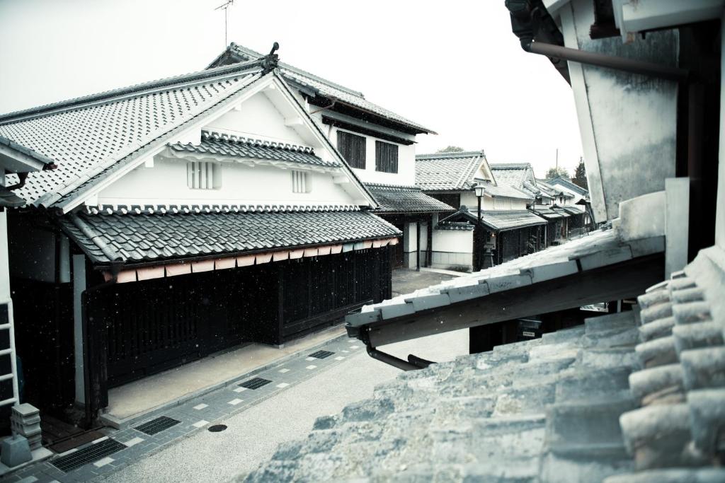 Balkón nebo terasa v ubytování Oito 美しい街並みに佇む喫茶と宿