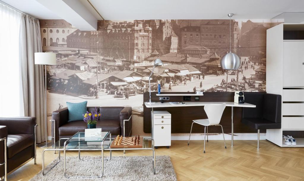 Living Hotel Das Viktualienmarkt - Resim 44